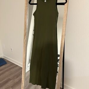 Uniqlo Dark Green Maxi Dress